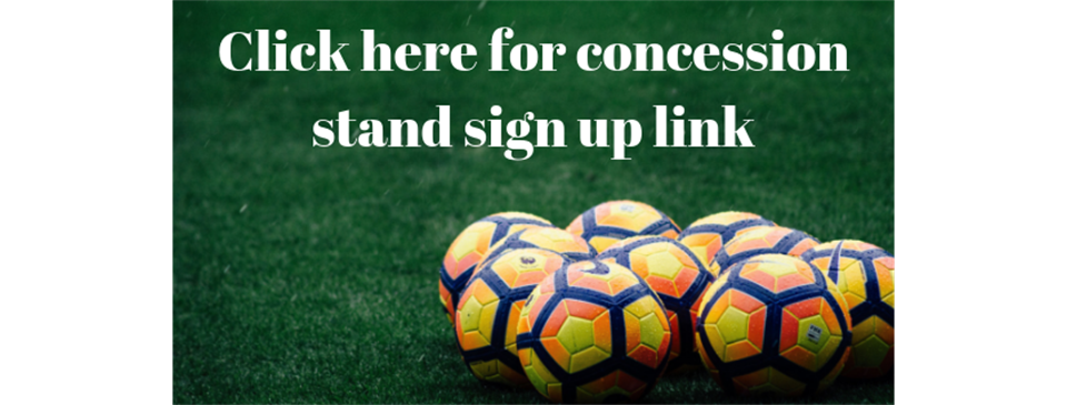 In House Concession Stand Sign Ups